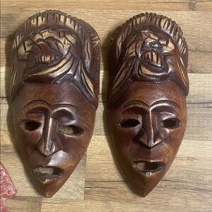 Wood Decoration Mask